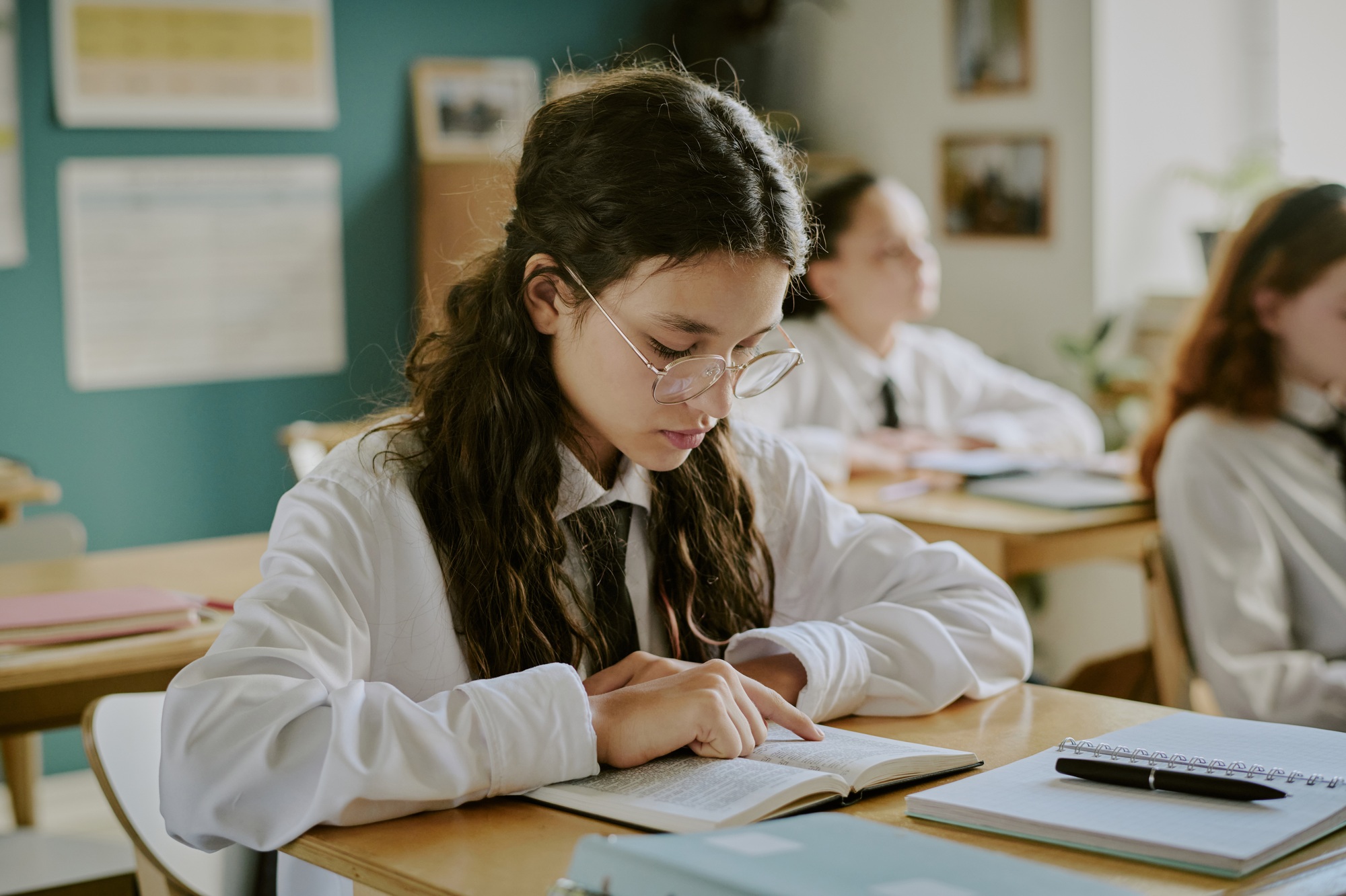 Studying Hard in School Classroom Environment